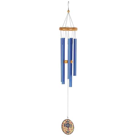 Dicksons 35 in Sail Blue  Orange Cross Windchime WCA121
